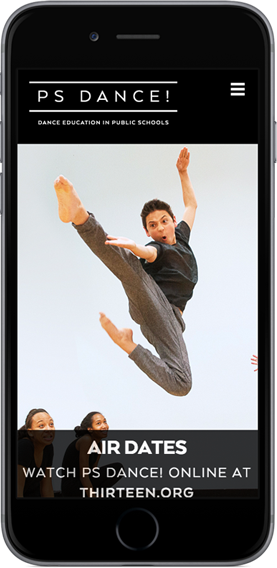 Mobile Webiste for PS Dance NYC